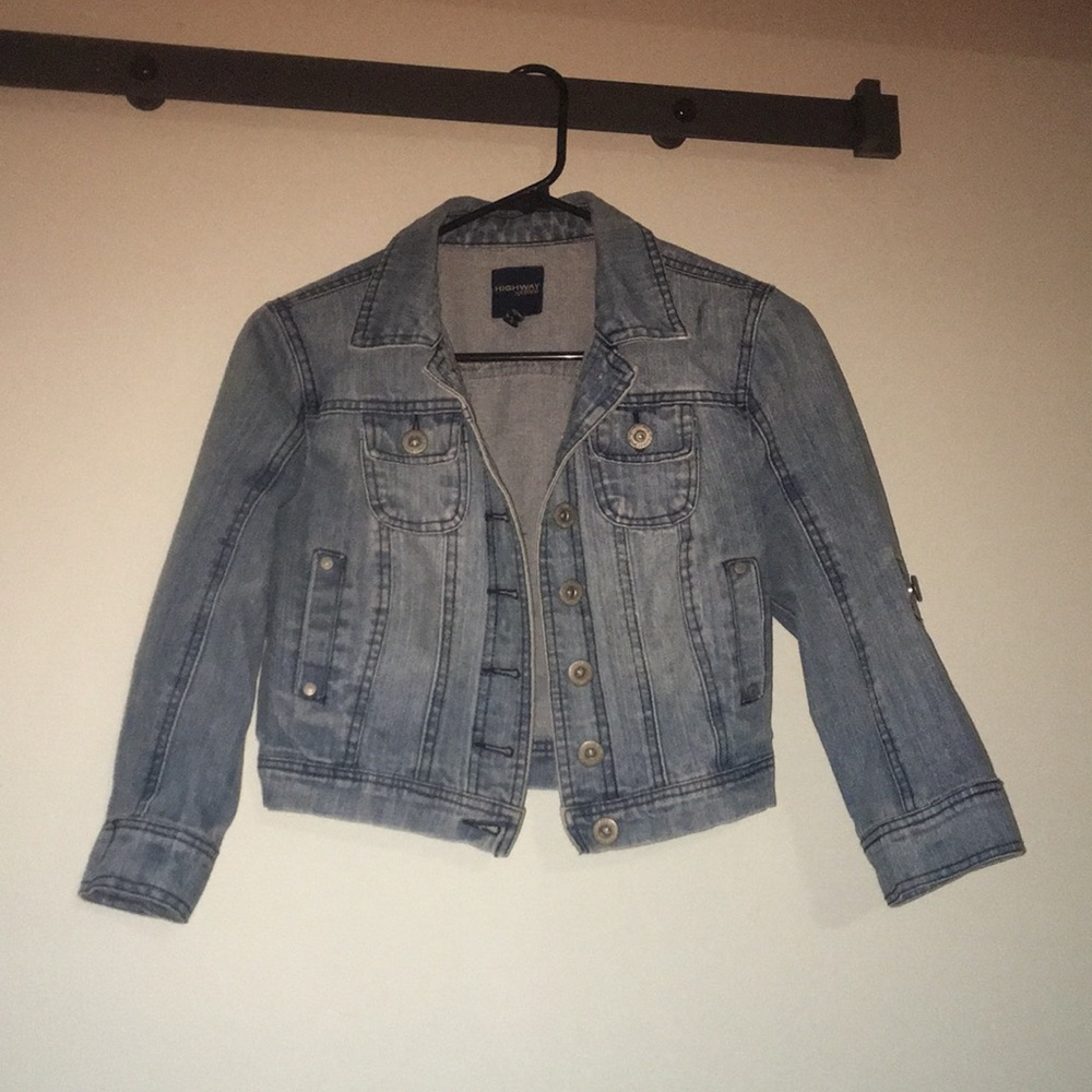 3/4 Sleeve Jean Jacket
